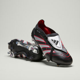 Predator Obsidian Strike Fold-Over Tongue Firm Ground Football Cleats